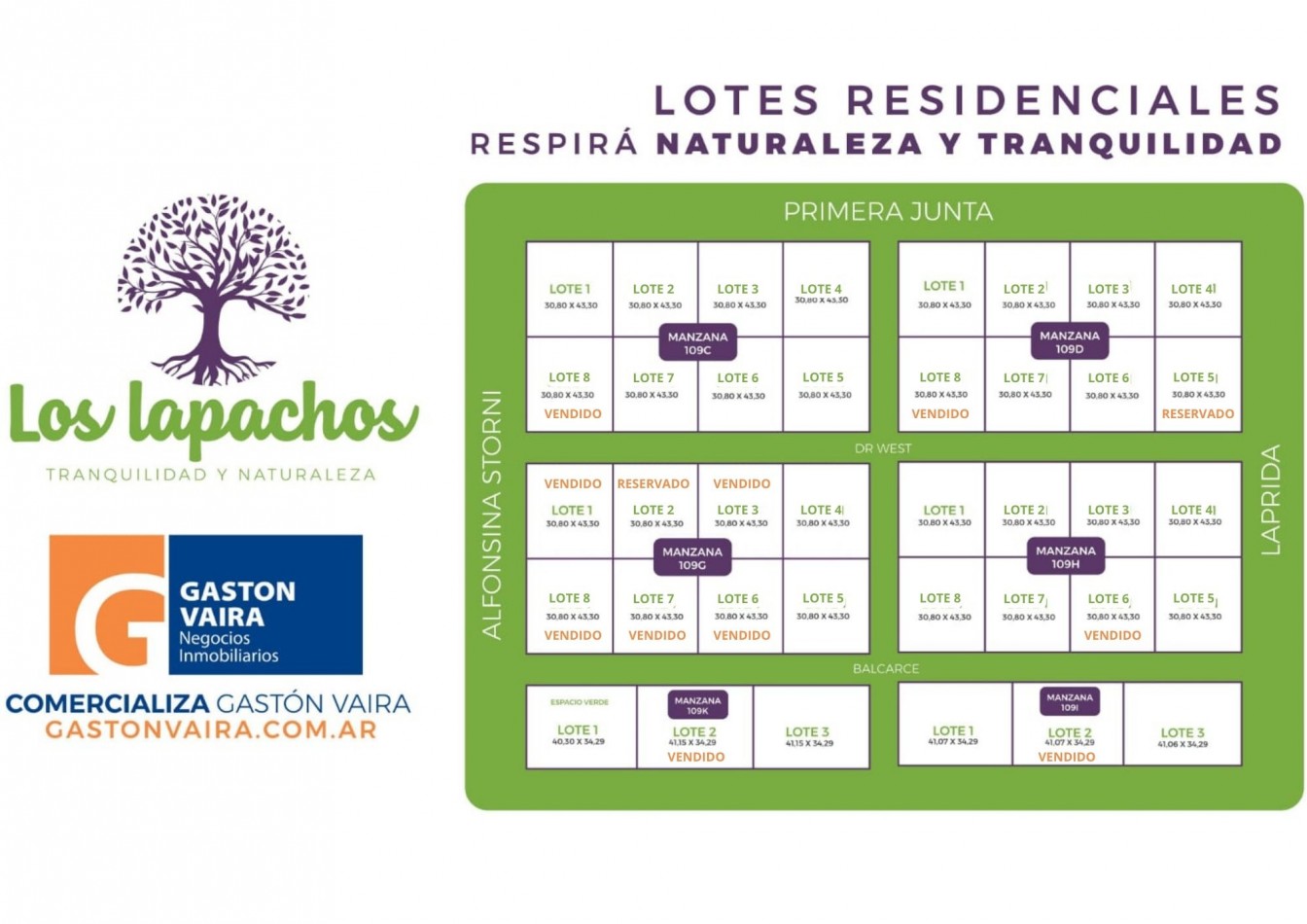 LOS LAPACHOS LOTES RESIDENCIALES